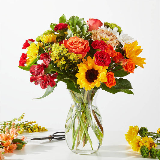 Fall Delight – A Florist Original –  Blossoms In Studio Of Flowers, Forest MS