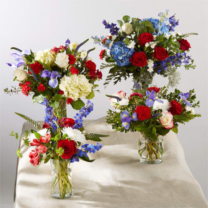 Star Spangled - A Florist Original –  Blossoms In Studio Of Flowers, Forest MS