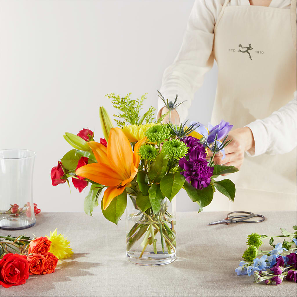 Summer Spectra - A Florist Original –  Blossoms In Studio Of Flowers, Forest MS
