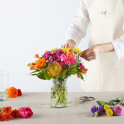 Feast of Color – A Florist Original –  Blossoms In Studio Of Flowers, Forest MS