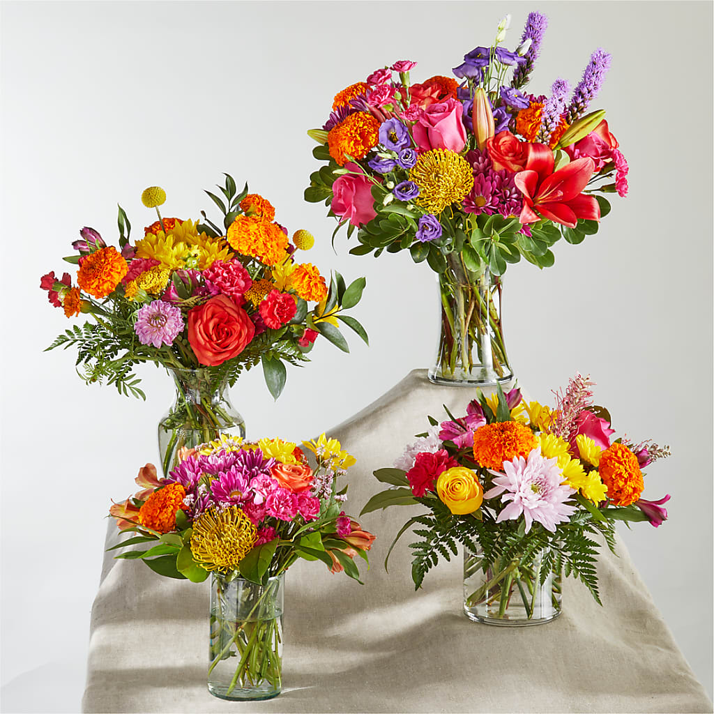 Feast of Color – A Florist Original –  Blossoms In Studio Of Flowers, Forest MS