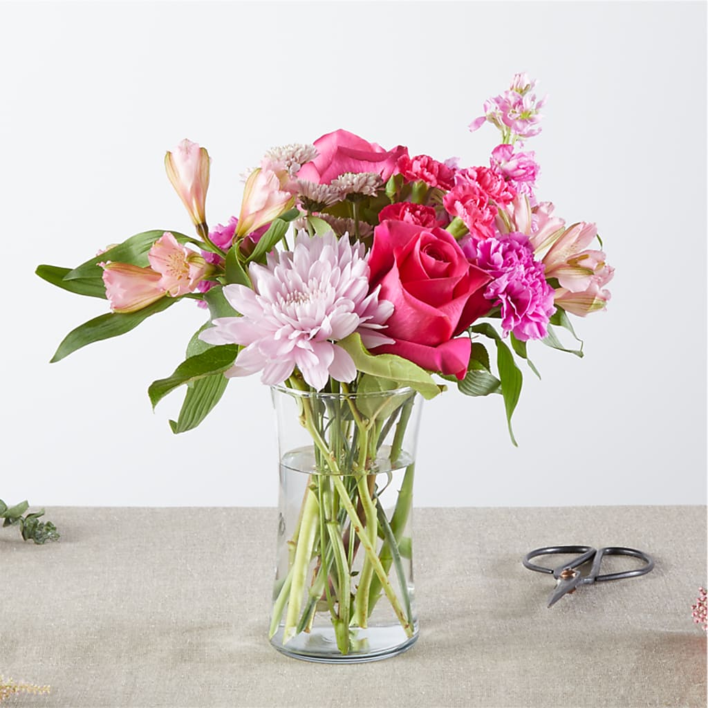 Pink Ribbon - A Florist Original –  Blossoms In Studio Of Flowers, Forest MS