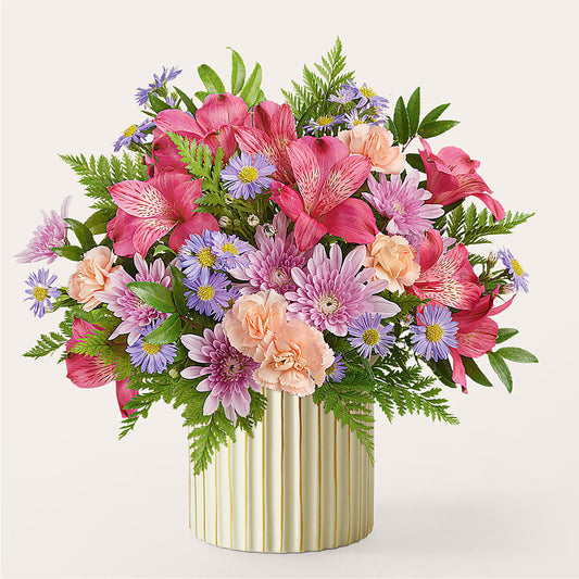 Sunset Serenade Bouquet –  Blossoms In Studio Of Flowers, Forest MS