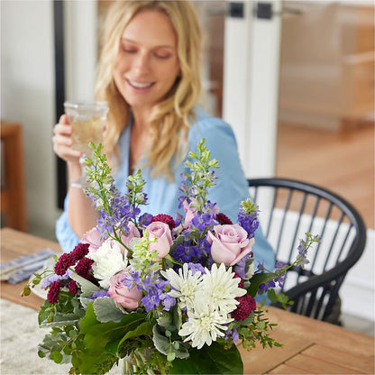 Violet Frost Bouquet –  Blossoms In Studio Of Flowers, Forest MS