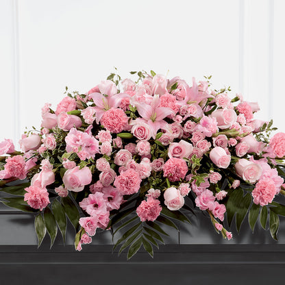 Garden of Comfort Casket Spray (Standard) –  Blossoms In Studio Of Flowers, Forest MS