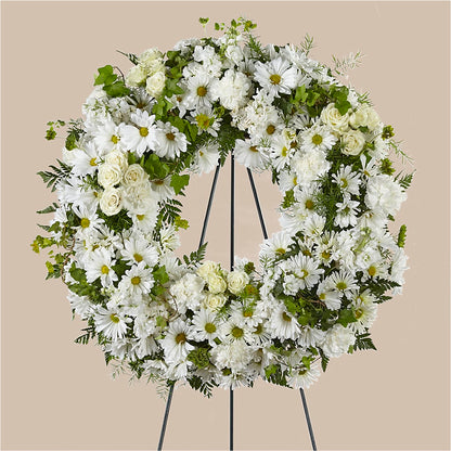 Faithful Wishes Wreath –  Blossoms In Studio Of Flowers, Forest MS