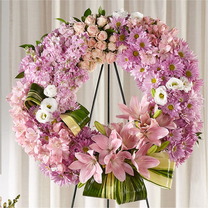 Gift of Warmth Wreath –  Blossoms In Studio Of Flowers, Forest MS