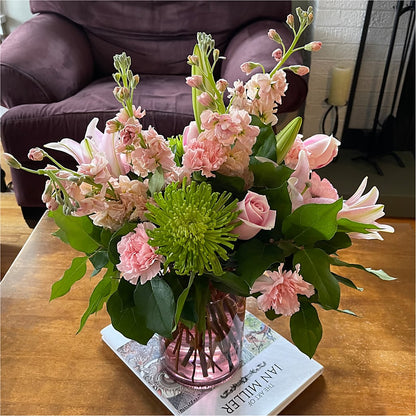 Pretty in Pink Bouquet –  Blossoms In Studio Of Flowers, Forest MS