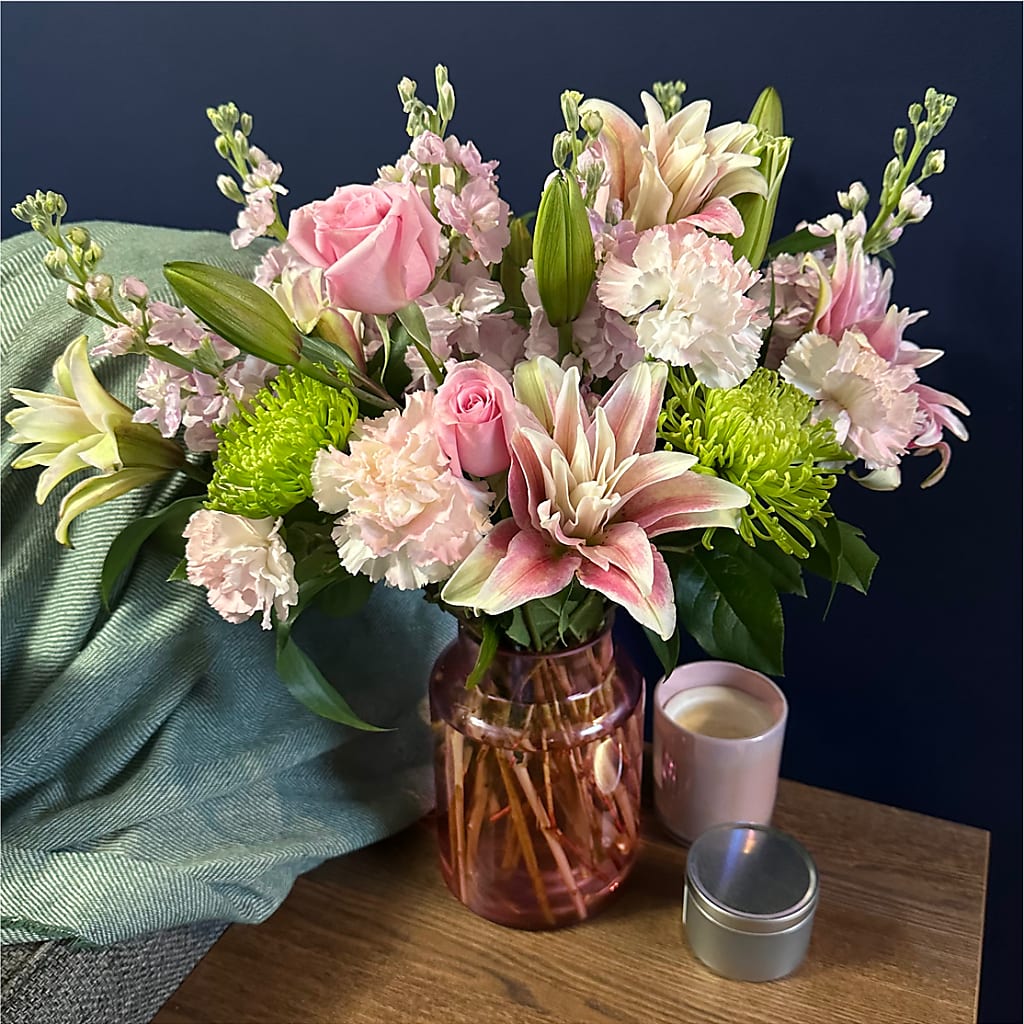 Pretty in Pink Bouquet –  Blossoms In Studio Of Flowers, Forest MS