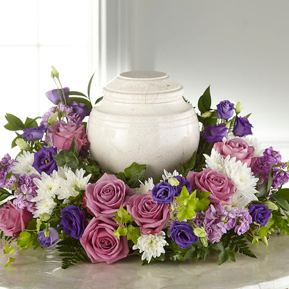 Blooming Sympathy Cremation Adornment –  Blossoms In Studio Of Flowers, Forest MS