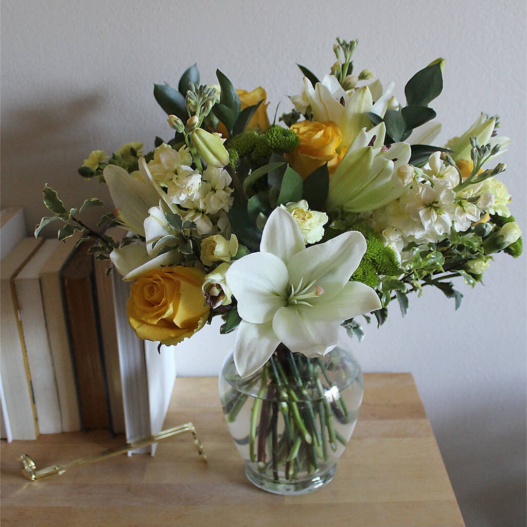 Hope & Serenity Bouquet –  Blossoms In Studio Of Flowers, Forest MS