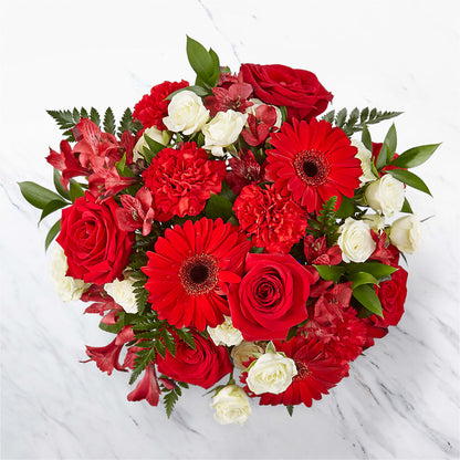 Hearts Embrace Bouquet –  Blossoms In Studio Of Flowers, Forest MS