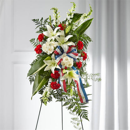 Stars of Life Standing Spray –  Blossoms In Studio Of Flowers, Forest MS