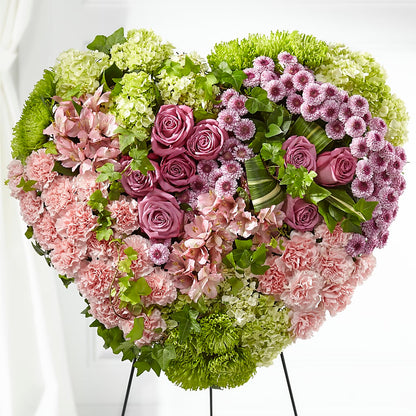 Heartwarming Standing Heart –  Blossoms In Studio Of Flowers, Forest MS