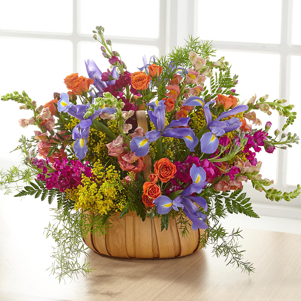 Garden of Life Basket –  Blossoms In Studio Of Flowers, Forest MS