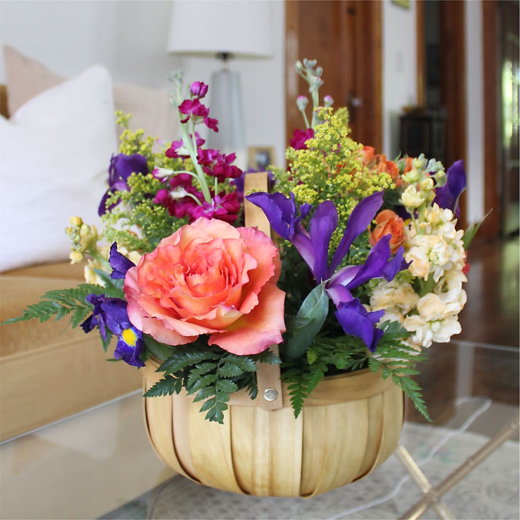 Garden of Life Basket –  Blossoms In Studio Of Flowers, Forest MS