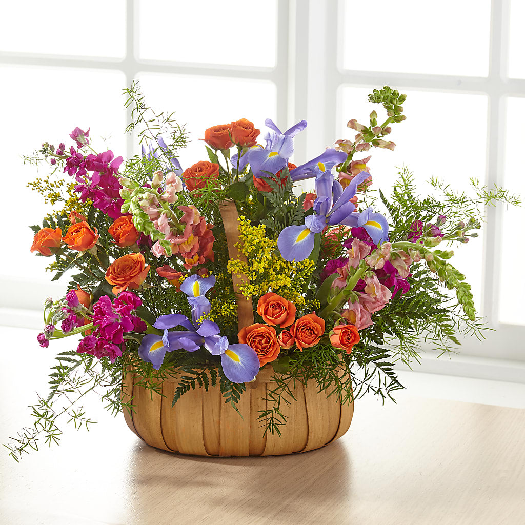 Garden of Life Basket –  Blossoms In Studio Of Flowers, Forest MS