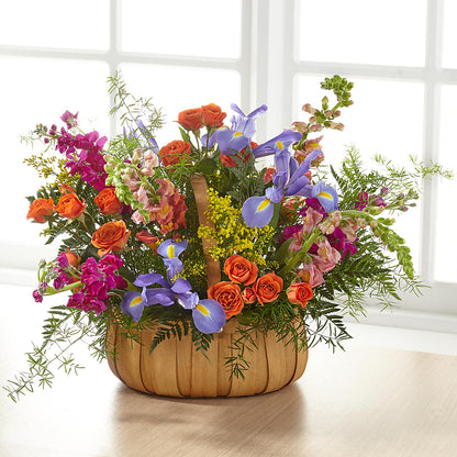 Garden of Life Basket –  Blossoms In Studio Of Flowers, Forest MS