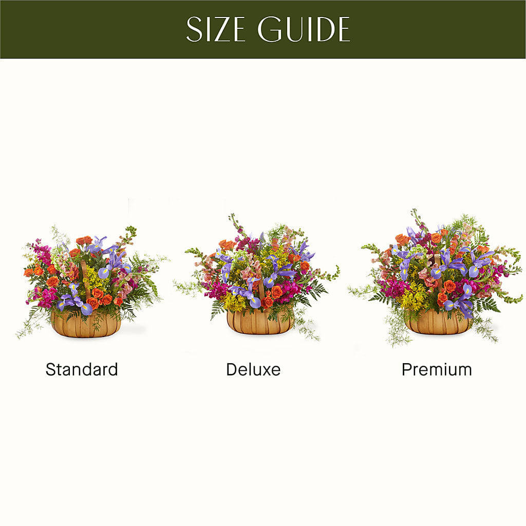 Garden of Life Basket –  Blossoms In Studio Of Flowers, Forest MS