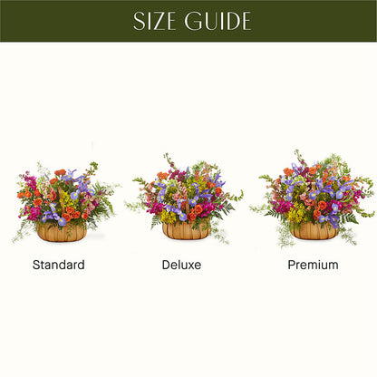 Garden of Life Basket –  Blossoms In Studio Of Flowers, Forest MS