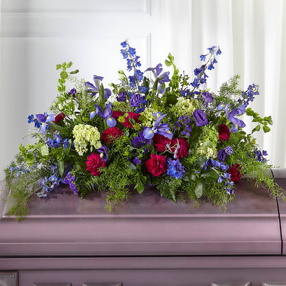 Always Treasured Casket Spray –  Blossoms In Studio Of Flowers, Forest MS