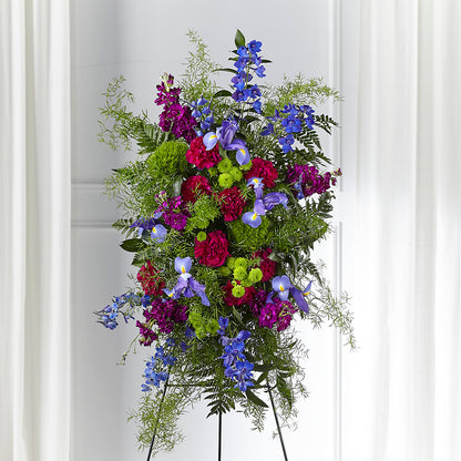 Heavenly Skies Standing Spray –  Blossoms In Studio Of Flowers, Forest MS