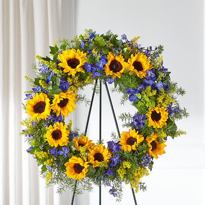 Bright Rays Wreath –  Blossoms In Studio Of Flowers, Forest MS