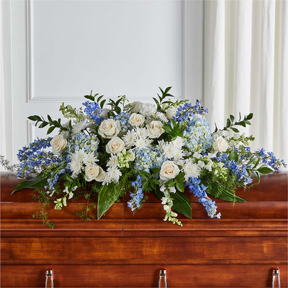 Timeless Essence Casket Spray –  Blossoms In Studio Of Flowers, Forest MS
