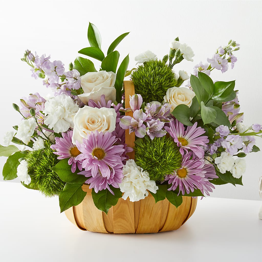 Peace & Love Basket –  Blossoms In Studio Of Flowers, Forest MS