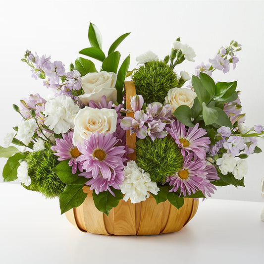 Peace & Love Basket –  Blossoms In Studio Of Flowers, Forest MS