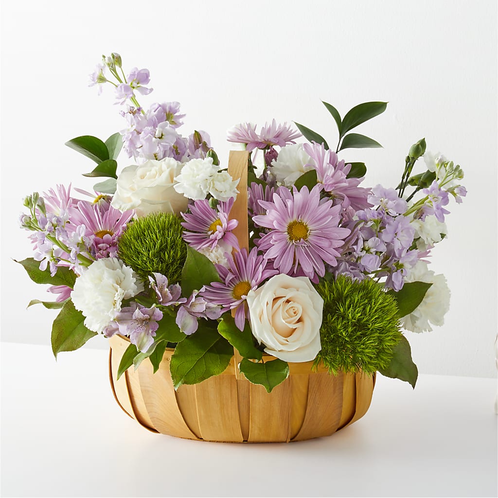 Peace & Love Basket –  Blossoms In Studio Of Flowers, Forest MS
