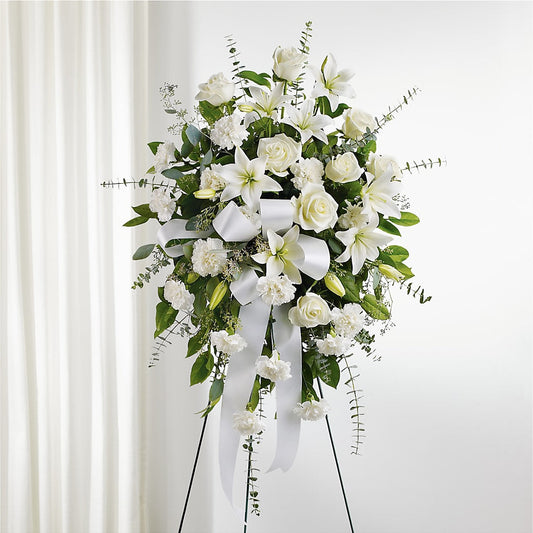 With Care Standing Spray –  Blossoms In Studio Of Flowers, Forest MS