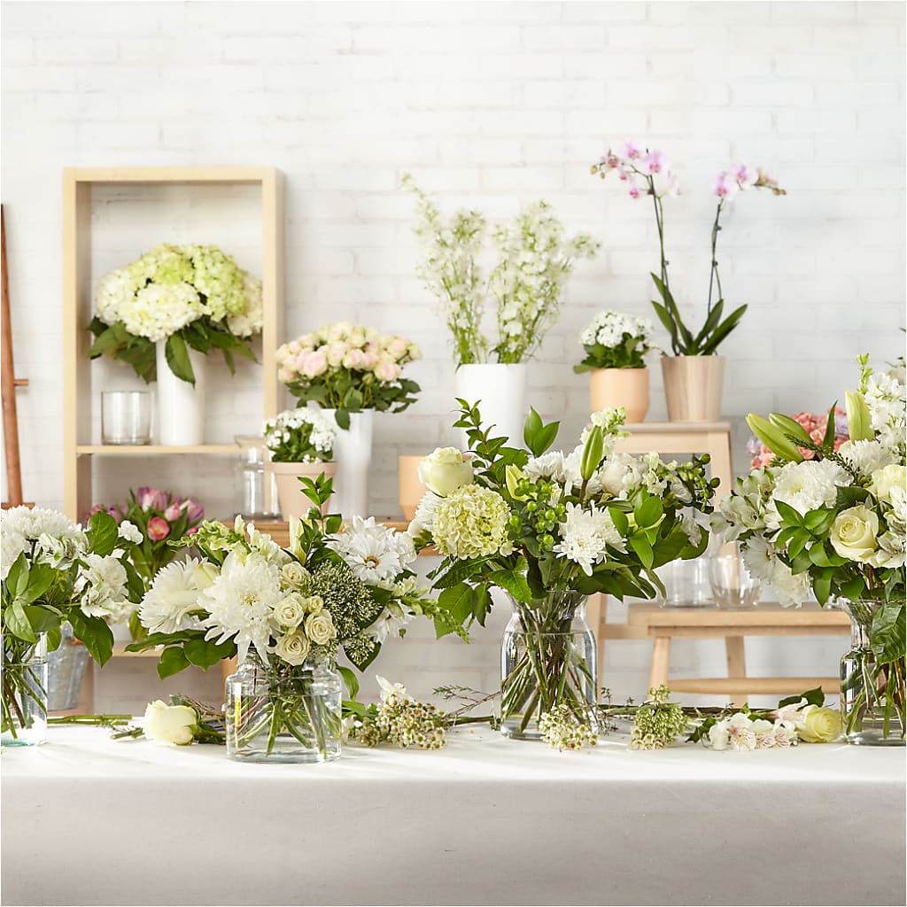 Classic Ivory – A Florist Original –  Blossoms In Studio Of Flowers, Forest MS