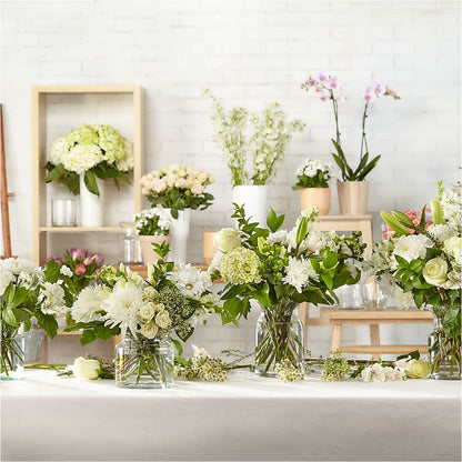 Classic Ivory – A Florist Original –  Blossoms In Studio Of Flowers, Forest MS