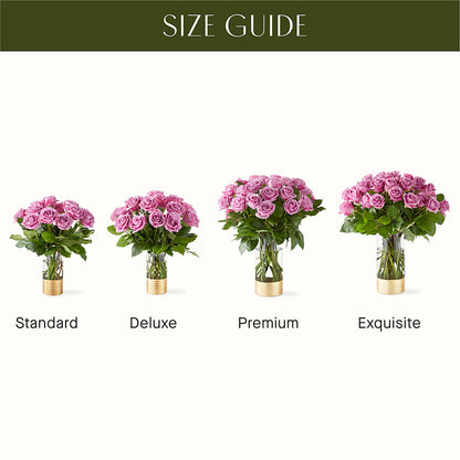 Secret Admirer Lavender Rose Bouquet –  Blossoms In Studio Of Flowers, Forest MS