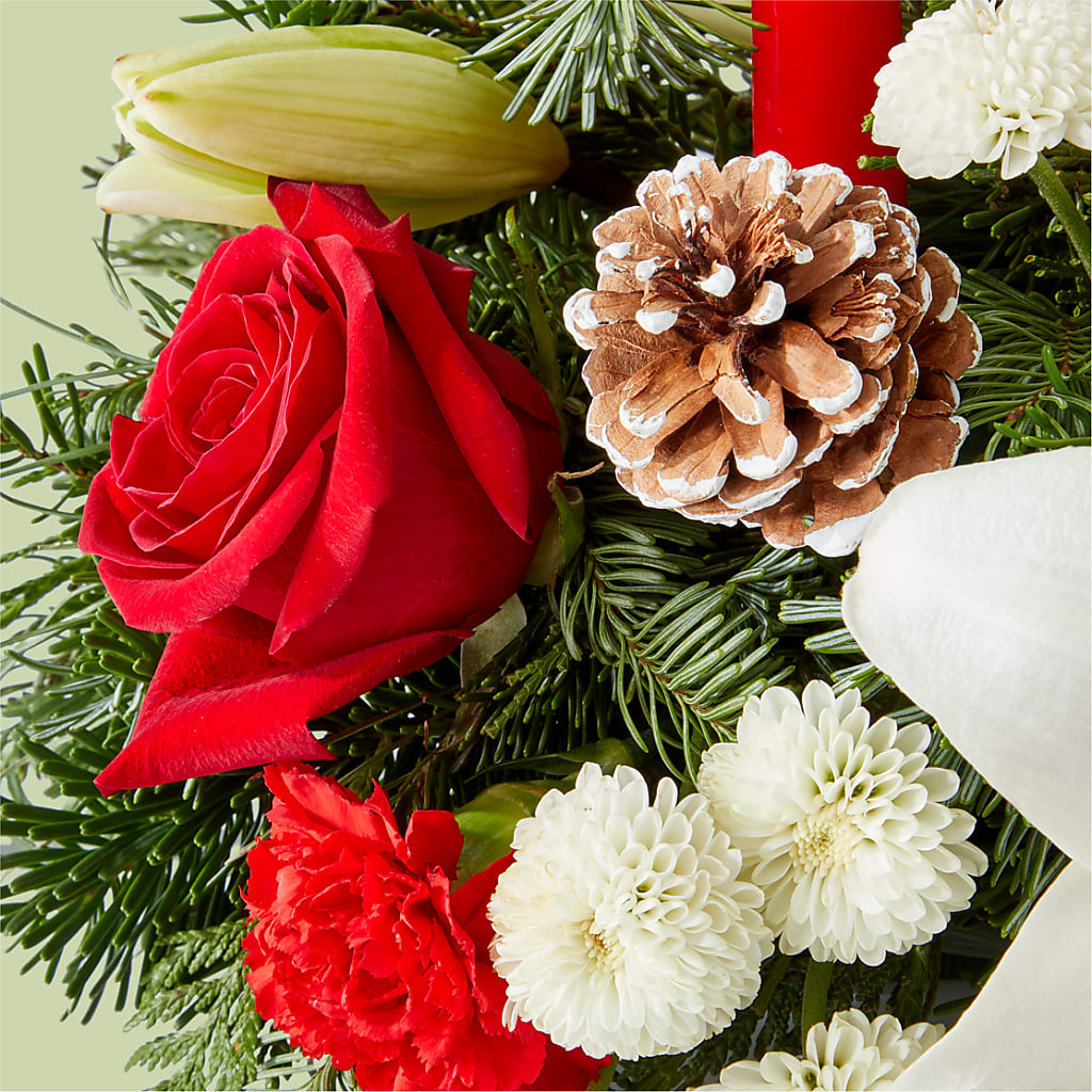 Seasonal Festivities Centerpiece –  Blossoms In Studio Of Flowers, Forest MS