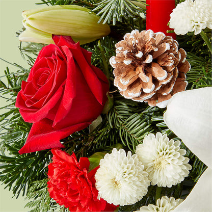 Seasonal Festivities Centerpiece –  Blossoms In Studio Of Flowers, Forest MS