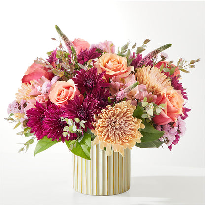 Berry Cobbler Bouquet with Ivory Vase –  Blossoms In Studio Of Flowers, Forest MS