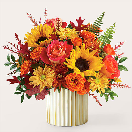 Fall Campfire Bouquet –  Blossoms In Studio Of Flowers, Forest MS