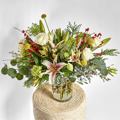 Berry & Bright Bouquet –  Blossoms In Studio Of Flowers, Forest MS