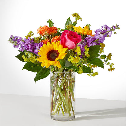 Vibrant Greetings Bouquet –  Blossoms In Studio Of Flowers, Forest MS