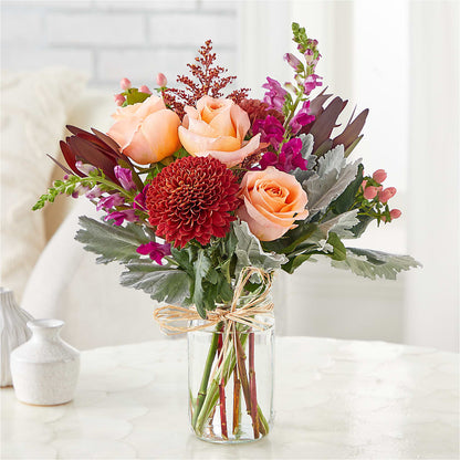 Moody Hues Bouquet –  Blossoms In Studio Of Flowers, Forest MS