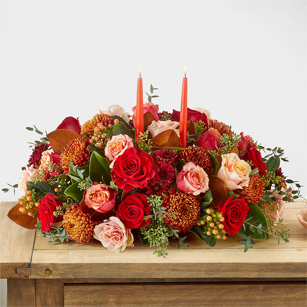 Gather Near Centerpiece –  Blossoms In Studio Of Flowers, Forest MS