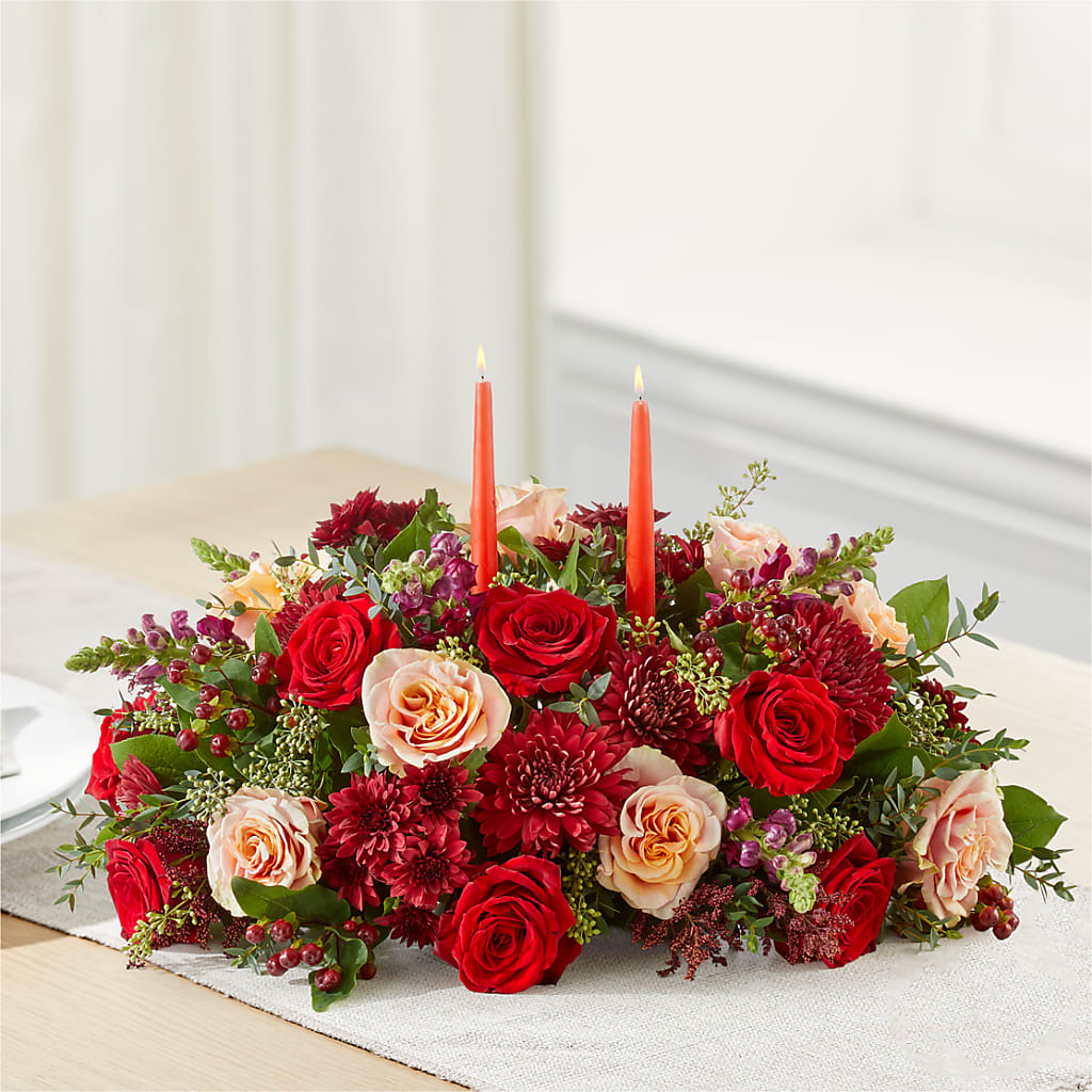 Most Thankful Centerpiece –  Blossoms In Studio Of Flowers, Forest MS