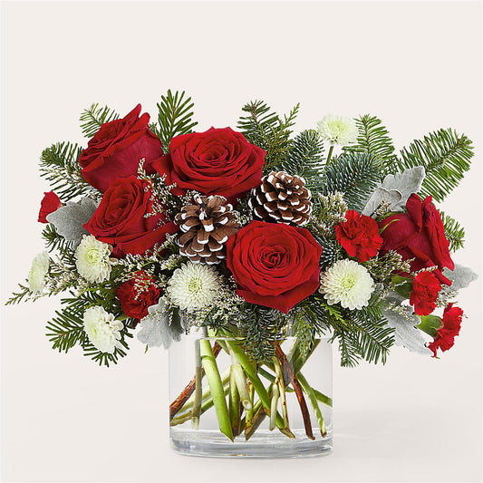 Yule Cheer Bouquet –  Blossoms In Studio Of Flowers, Forest MS