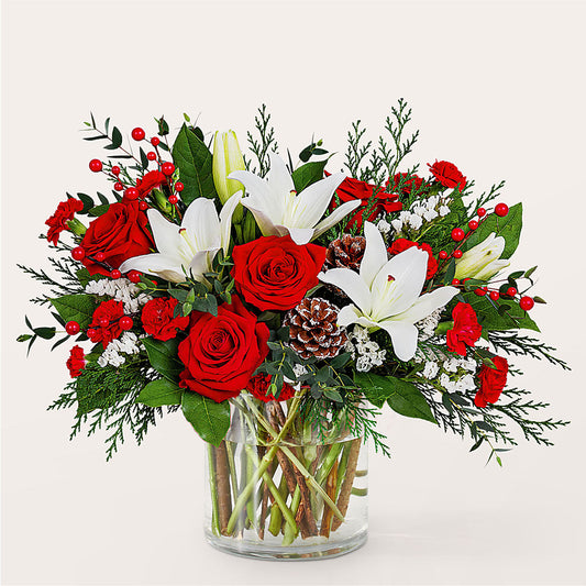 Best in Snow Bouquet –  Blossoms In Studio Of Flowers, Forest MS