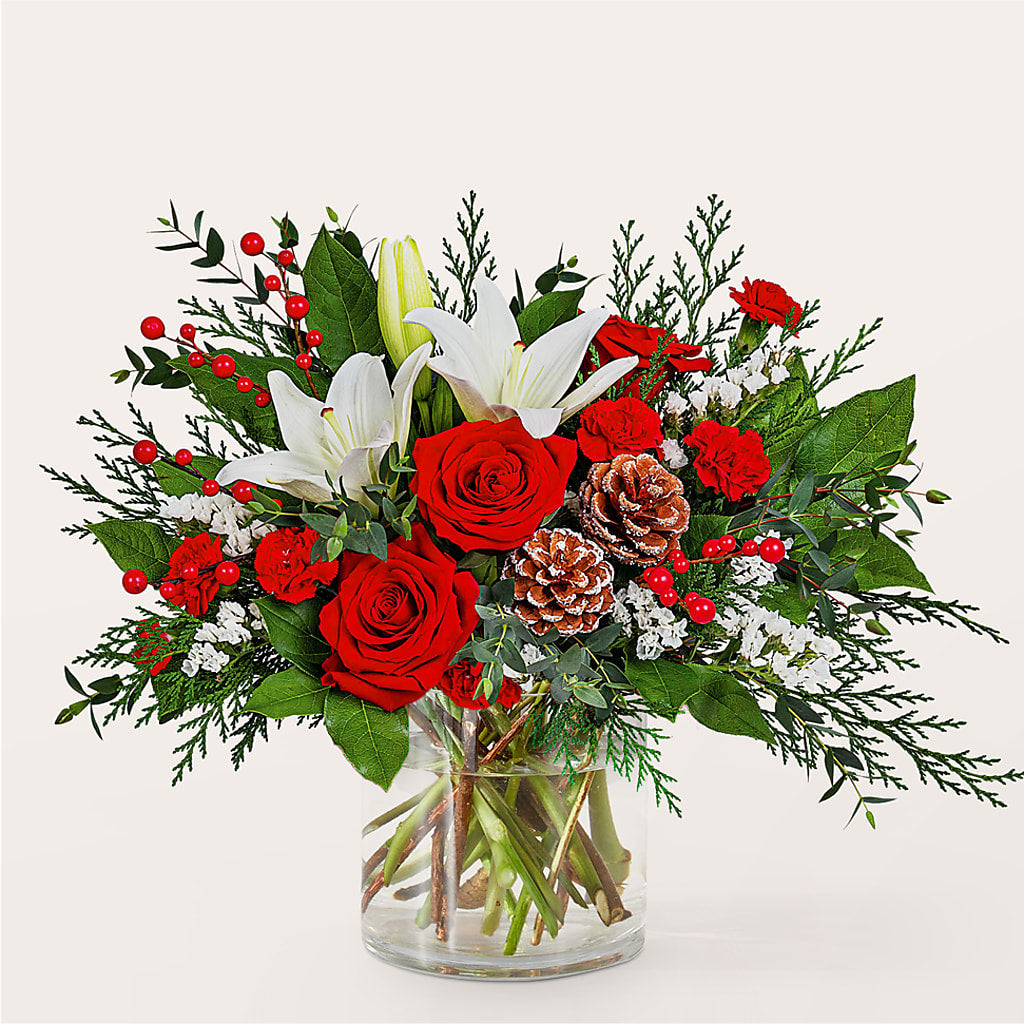 Best in Snow Bouquet –  Blossoms In Studio Of Flowers, Forest MS