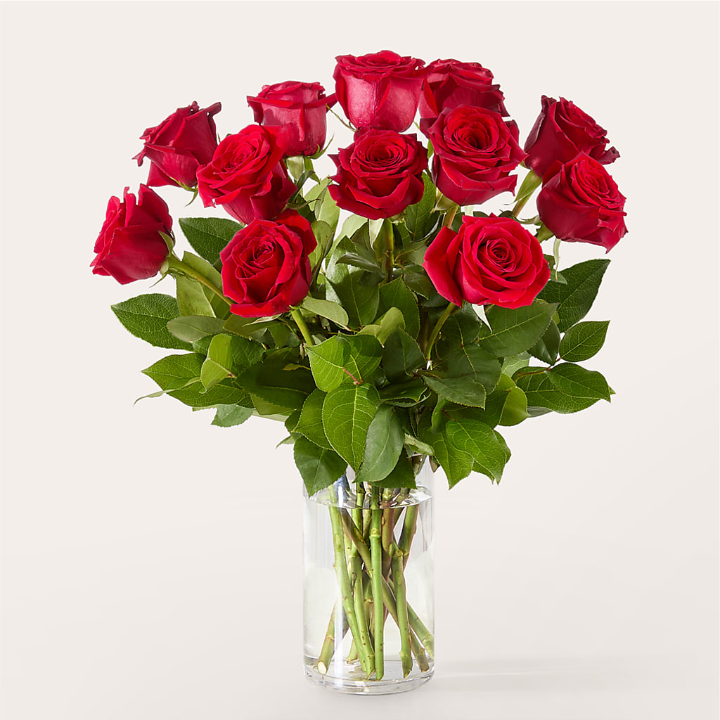The One Red Rose Bouquet –  Blossoms In Studio Of Flowers, Forest MS