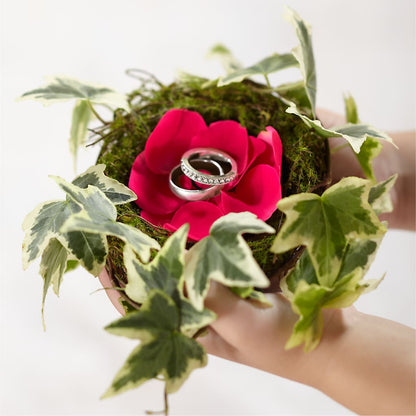 Lila Rose Ring Nest –  Blossoms In Studio Of Flowers, Forest MS