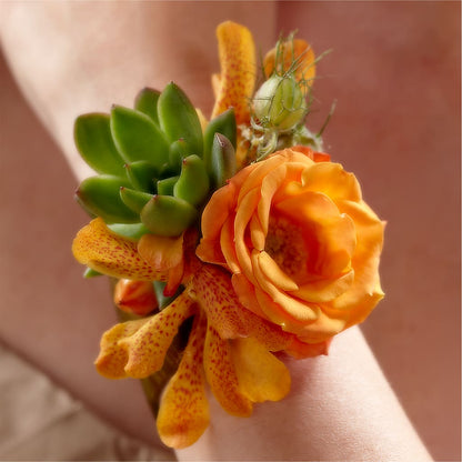 Irresistible Love Wrist Corsage –  Blossoms In Studio Of Flowers, Forest MS